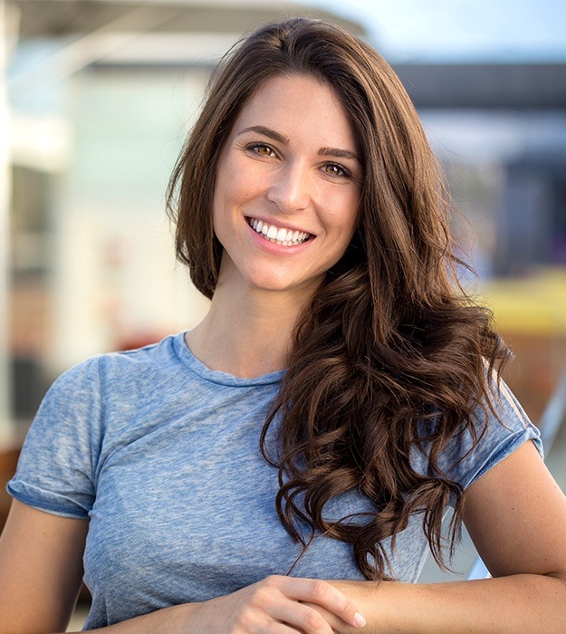 Young woman with beautiful smile