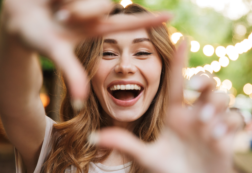Smiling woman